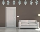 Damask Wall Pattern  Art Stickers